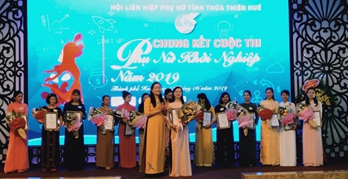 Hue Lotus Tourism Development Project wins the first prize in the Women s Start-up competition