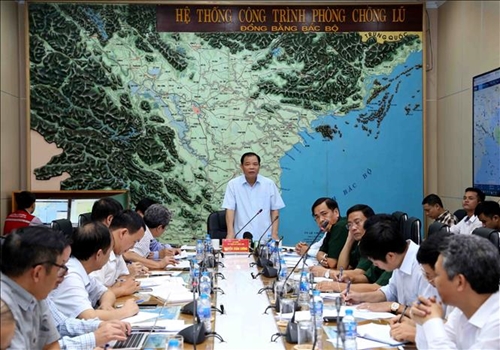 Bộ trưởng Nguyễn Xuân Cường Chủ động mọi phương án ứng phó với bão số 2