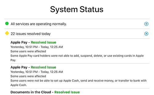 iCloud và các dịch vụ của Apple ngừng hoạt động nhiều giờ