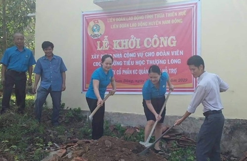 Hỗ trợ xây nhà công vụ cho giáo viên Trường tiểu học Thượng Long