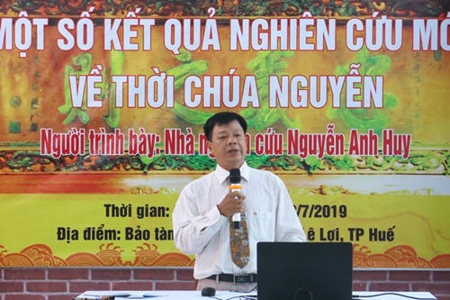 Nhà nghiên cứu Nguyễn Anh Huy nói chuyện về thời chúa Nguyễn