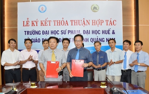Trường ĐH Sư phạm hợp tác đào tạo với Sở Giáo dục và Đào tạo tỉnh Quảng Nam