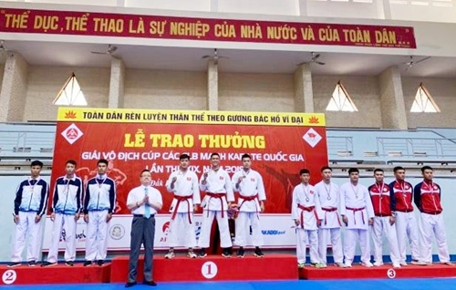 Karatedo Huế giành 2 HCV tại giải vô địch cúp các CLB mạnh quốc gia