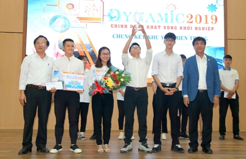The project of Hue University of Economics students win first prize in Dynamic competition