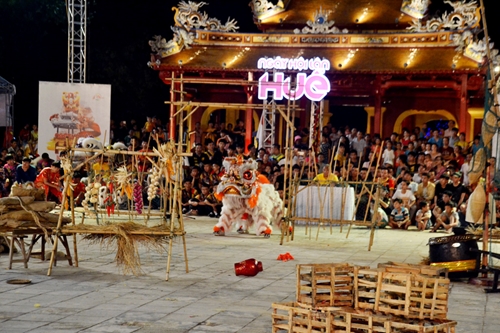 The night of Nhat Dia Buu Competition closes Hue Unicorn Dance Festival