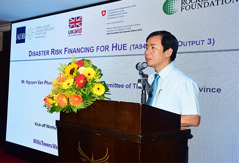 Launching the project Disaster Risk Financing for Hue City