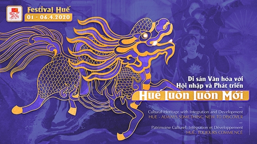 Selecting set of identity images and posters of Hue Festival 2020