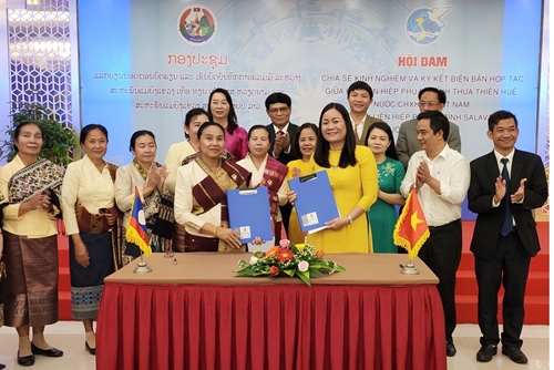 Thua Thien Hue and Salavan Laos sign a memorandum of cooperation