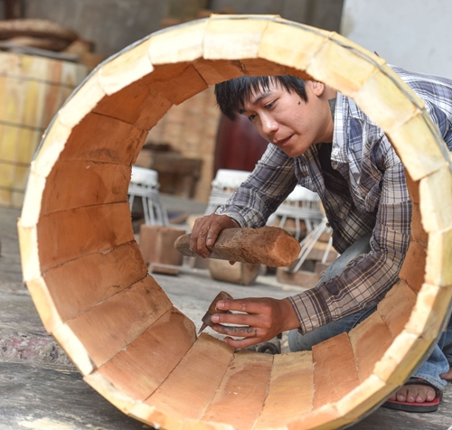 Meticulous drum-making craft