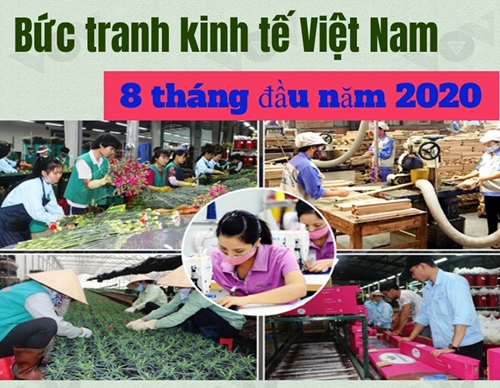 Điểm nhấn trên bức tranh kinh tế Việt Nam 8 tháng đầu năm 2020