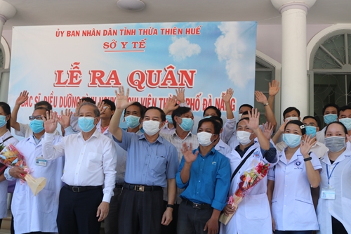 TP Đà Nẵng cảm ơn Thừa Thiên Huế đã hỗ trợ cán bộ y tế