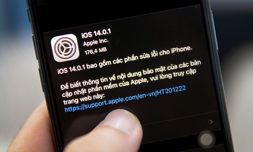 iOS 14 có bản sửa lỗi đầu tiên