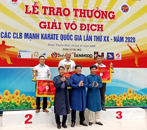Karate – do Huế giành 21 huy chương tại giải vô địch các CLB đội mạnh toàn quốc