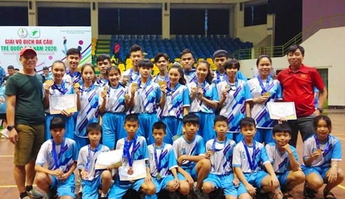 Đá cầu Huế giành 10 huy chương tại giải trẻ toàn quốc
