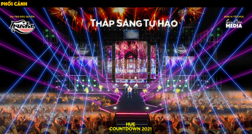 Hue - Countdown 2021 to take place in the area of ​​Hung Vuong intersection