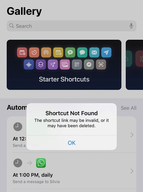 Apple sửa lỗi iCloud liên kết với Sharing Shortcut