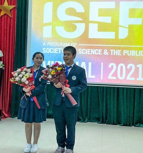 Học sinh trường Nguyễn Tri Phương đoạt giải tại cuộc thi Sáng tạo khoa học kỹ thuật quốc tế