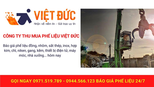 Công ty Việt Đức thu mua phế liệu tại Huế giá cao, tận nơi