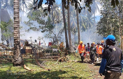 Vụ tai nạn máy bay quân sự Philippines Ít nhất 45 người đã thiệt mạng