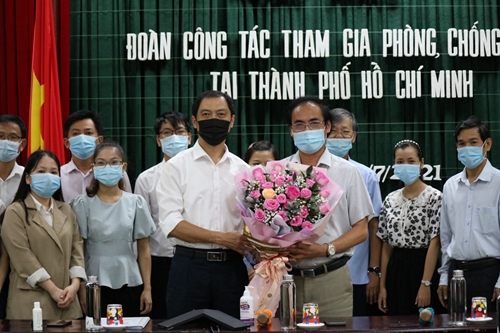 Gặp mặt đoàn công tác hỗ trợ TP Hồ Chí Minh chống dịch COVID-19