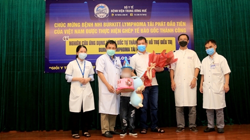 Ghép tủy cho bệnh nhi Lymphoma Burkitt tái phát đầu tiên của Việt Nam