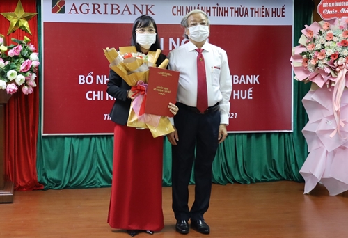 Agribank Thừa Thiên Huế có thêm một Phó Giám đốc chi nhánh
