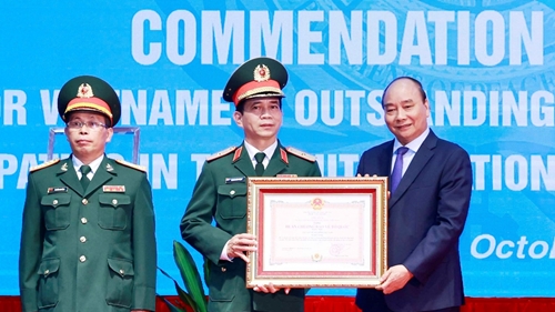 Hoàn thành xuất sắc vai trò Sứ giả hòa bình của Việt Nam