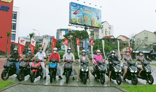 Honda Huy Tuấn tổ chức chạy roadshow quảng bá các dòng xe chiến lược