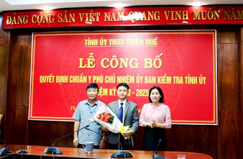 Ông Nguyễn Quang Huy giữ chức Phó Chủ nhiệm UBKT Tỉnh ủy, nhiệm kỳ 2020 - 2025