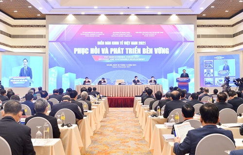 Diễn đàn Kinh tế Việt Nam 2021 Phục hồi và Phát triển bền vững