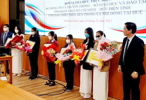 Thừa Thiên Huế đoạt 2 giải khuyến khích Cuộc thi viết thư quốc tế UPU lần thứ 50