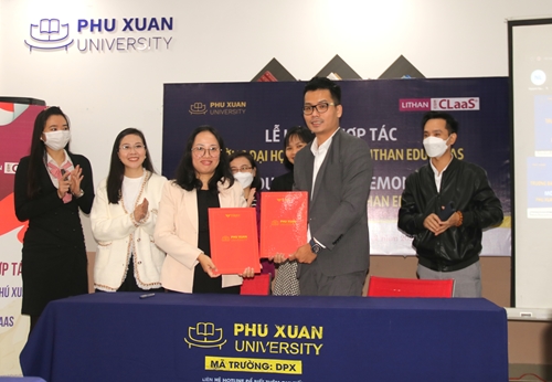 Trường ĐH Phú Xuân ký kết hợp tác với Học viện Lithan