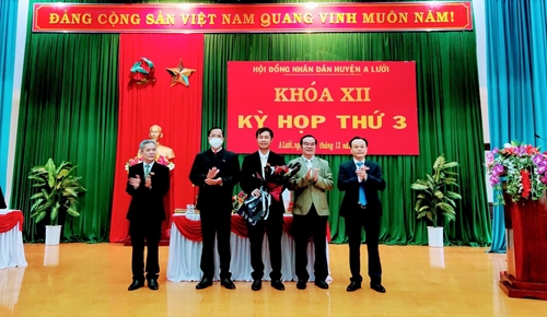 Ông Nguyễn Văn Hải được bầu giữ chức Phó Chủ tịch UBND huyện A Lưới