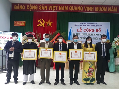 Xã Phú Lương đạt chuẩn nông thôn mới