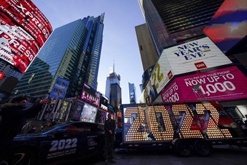 Mỹ New York thu hẹp quy mô lễ đón Năm mới tại Quảng trường Thời đại