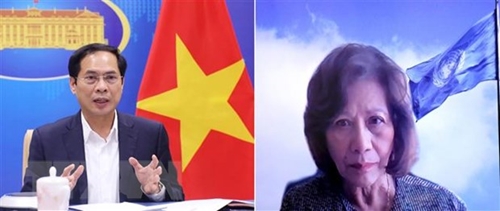 Bộ trưởng Bùi Thanh Sơn tiếp Đặc phái viên Tổng Thư ký Liên Hiệp quốc về Myanmar