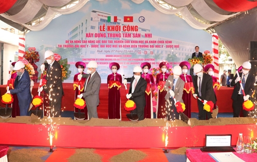 Ground-breaking of the construction of a new building for Obstetrics and Gynecology Department
