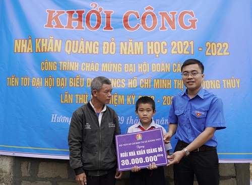Khởi công Nhà Khăn quàng đỏ cho học sinh Trường tiểu học Phú Bài