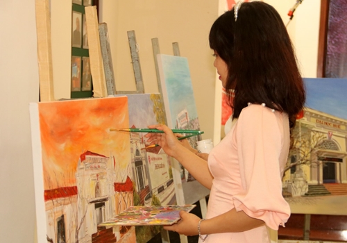 Art creation activity on the theme of Hue University – The Common Home
