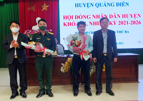 Ông Nguyễn Ngọc Tiến giữ chức vụ Phó Chủ tịch UBND huyện Quảng Điền