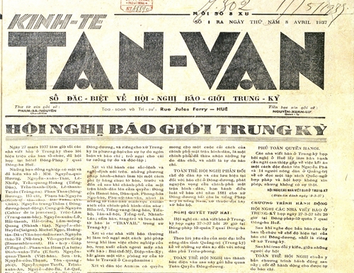 Phạm Bá Nguyên với tờ báo Kinh tế tân văn