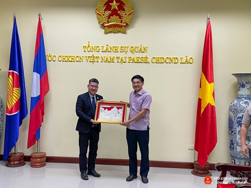 Kết thúc chuyến thăm tốt đẹp tại Cộng hòa dân chủ nhân dân Lào