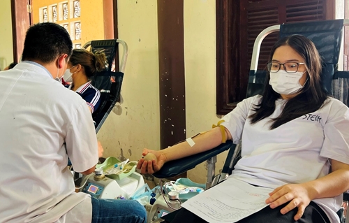 Hương Thủy Gần 350 người tham gia hiến máu tình nguyện