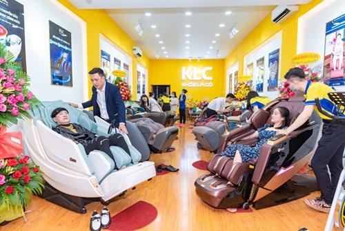 Ghế massage KLC - chinh phục khách hàng bằng chất lượng