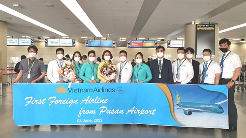 Vietnam Airlines nối lại đường bay Hà Nội - Busan