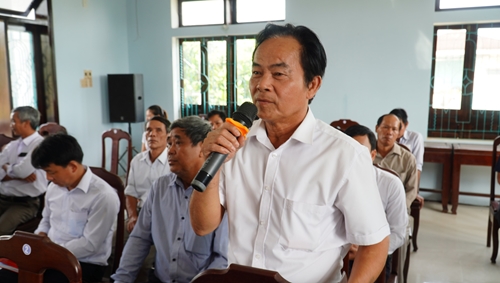 Tổ đại biểu HĐND tỉnh tiếp xúc cử tri tại xã Lộc Điền