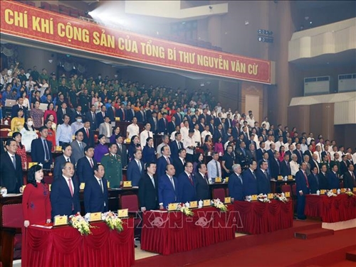 Trang trọng Lễ kỷ niệm 110 năm ngày sinh Tổng Bí thư Nguyễn Văn Cừ