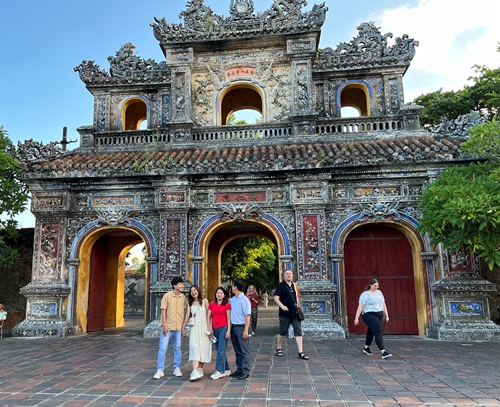 Visitors to Hue increased by over 165