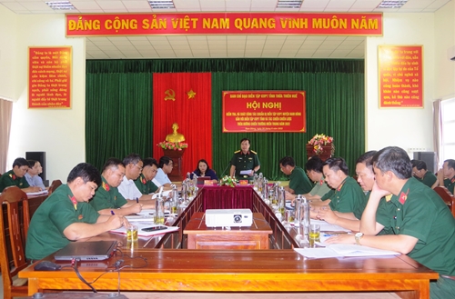 Kiểm tra công tác chuẩn bị diễn tập khu vực phòng thủ huyện Nam Đông