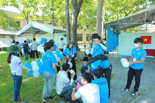 Nhiều hoạt động tại Hội trại thanh niên Trường đại học Nông Lâm